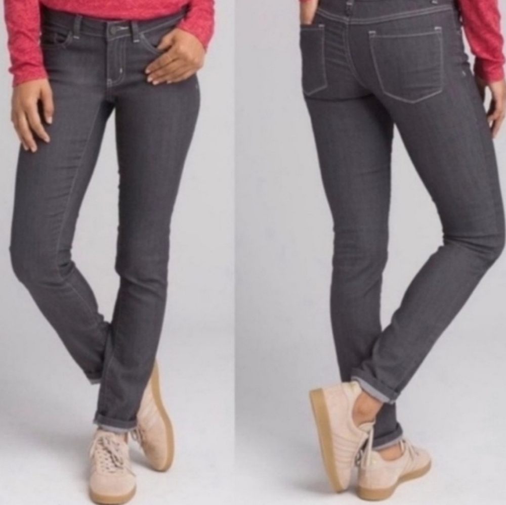 Prana Women's Skinny Jeans in Charcoal Gray